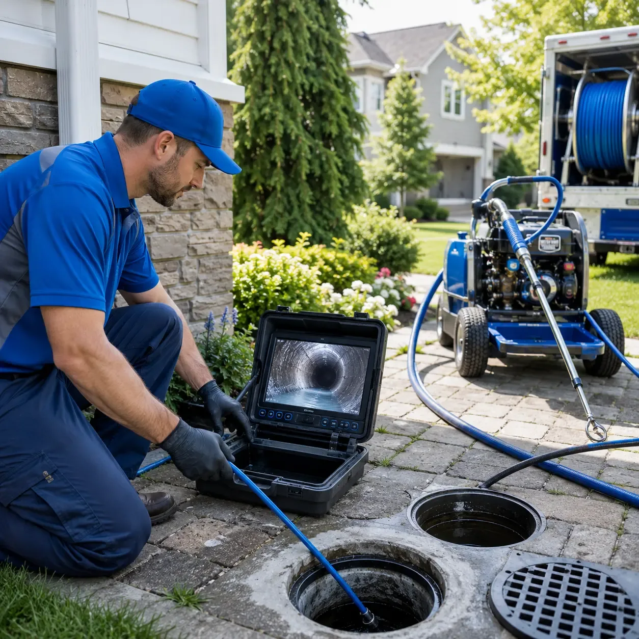 Outdoor drain cleaning professionals serving Erwinville, LA